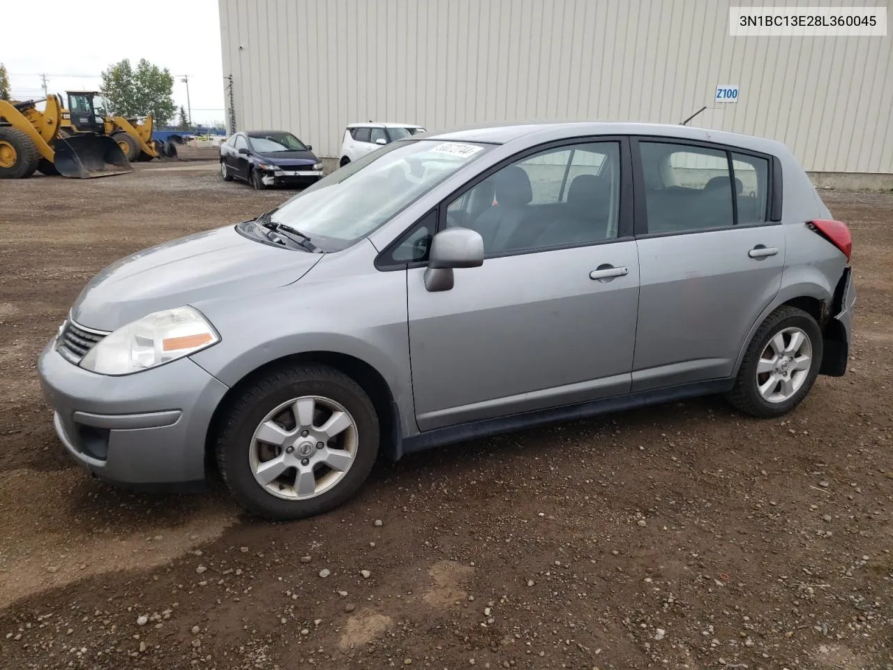 2008 Nissan Versa S VIN: 3N1BC13E28L360045 Lot: 68072744