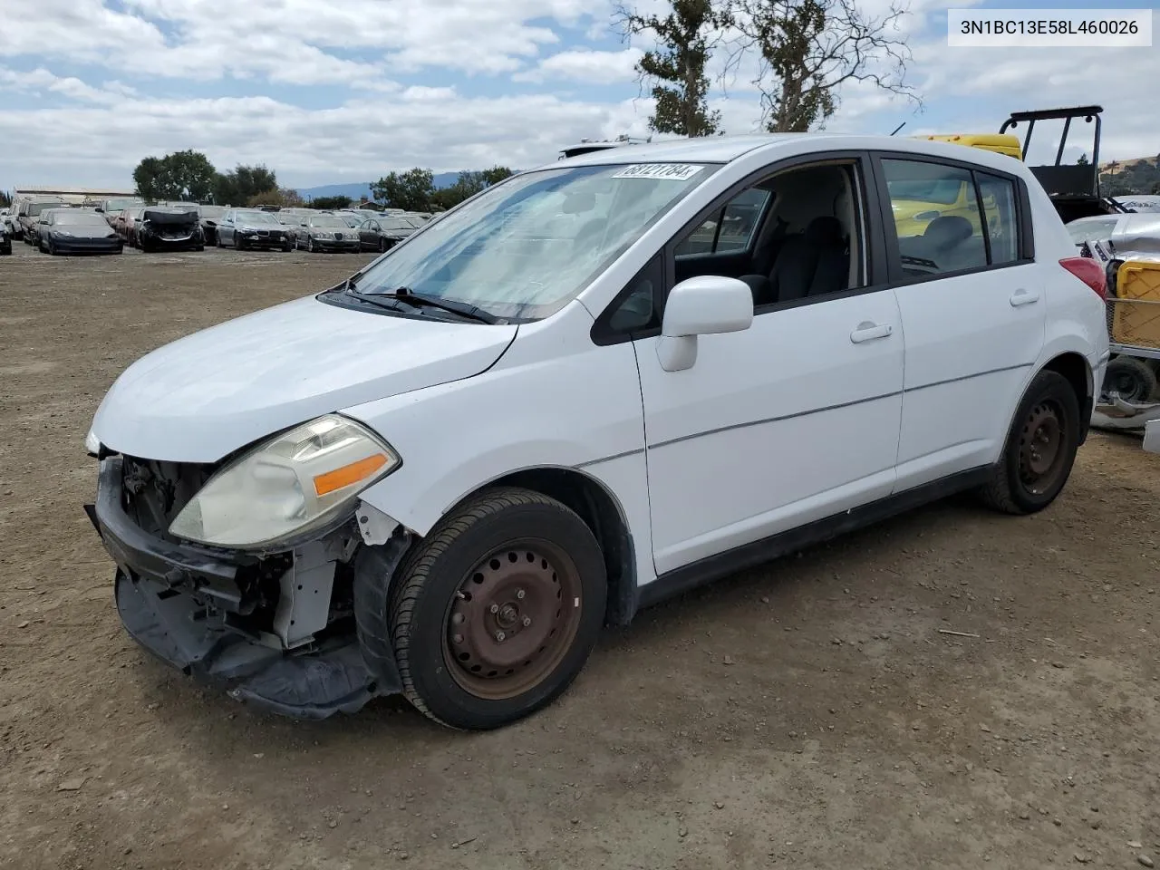 2008 Nissan Versa S VIN: 3N1BC13E58L460026 Lot: 68121784