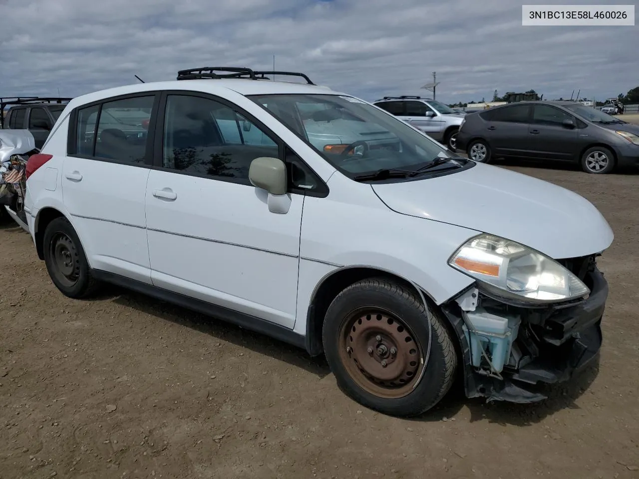 2008 Nissan Versa S VIN: 3N1BC13E58L460026 Lot: 68121784