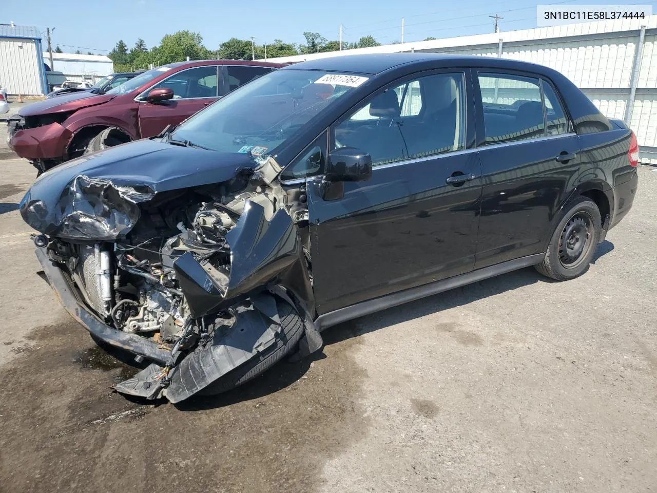 3N1BC11E58L374444 2008 Nissan Versa S