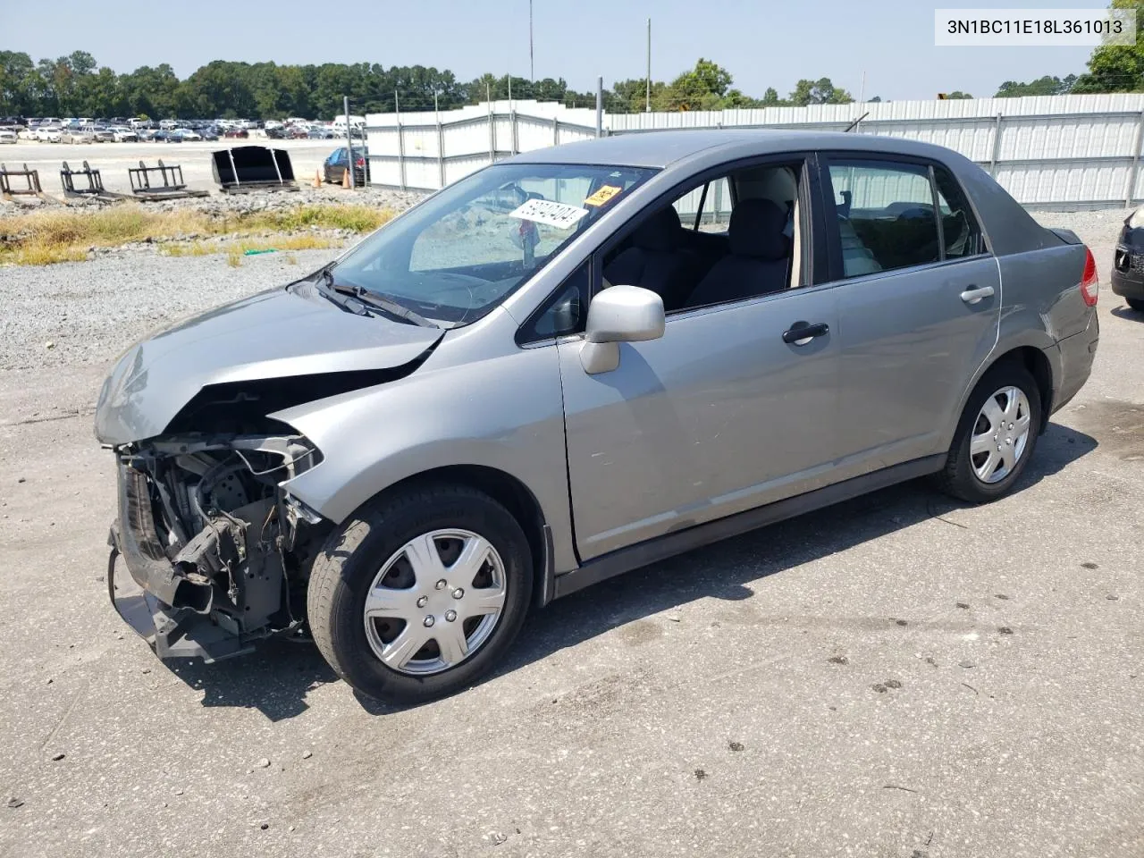 2008 Nissan Versa S VIN: 3N1BC11E18L361013 Lot: 69040404