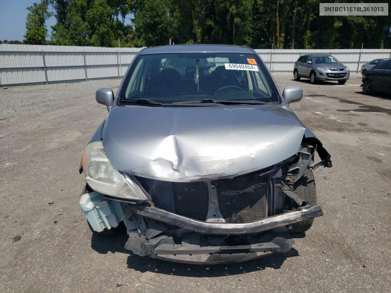 2008 Nissan Versa S VIN: 3N1BC11E18L361013 Lot: 69040404