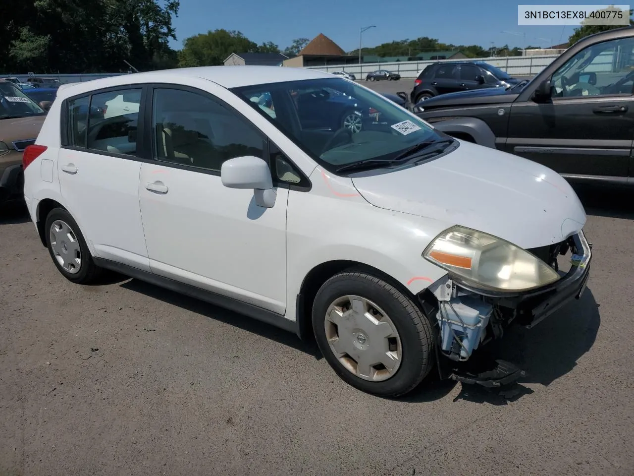 2008 Nissan Versa S VIN: 3N1BC13EX8L400775 Lot: 69442774