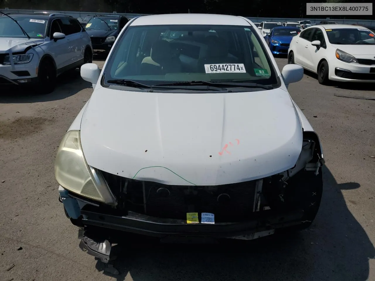 3N1BC13EX8L400775 2008 Nissan Versa S