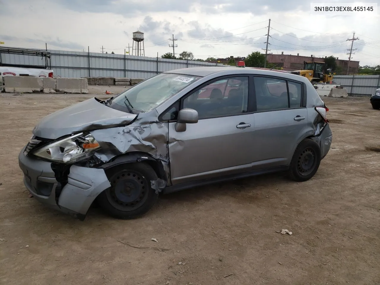 2008 Nissan Versa S VIN: 3N1BC13EX8L455145 Lot: 69443214