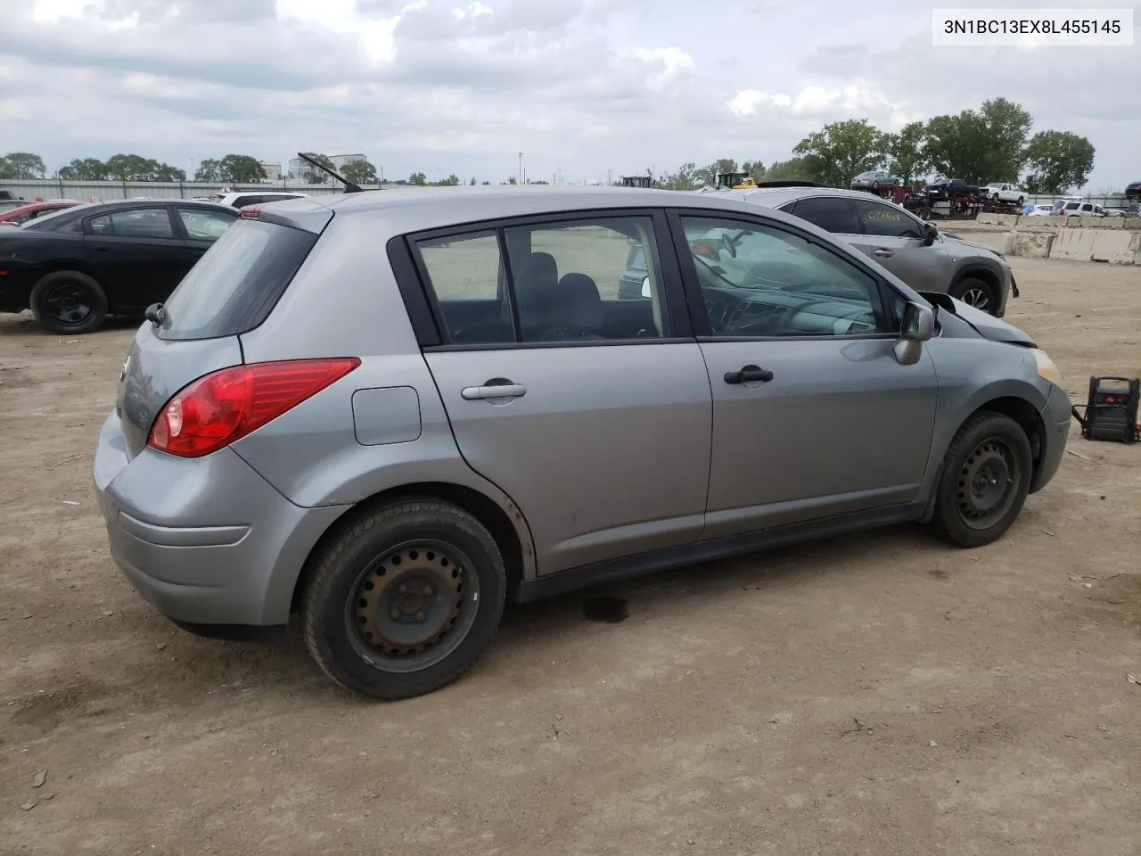 2008 Nissan Versa S VIN: 3N1BC13EX8L455145 Lot: 69443214