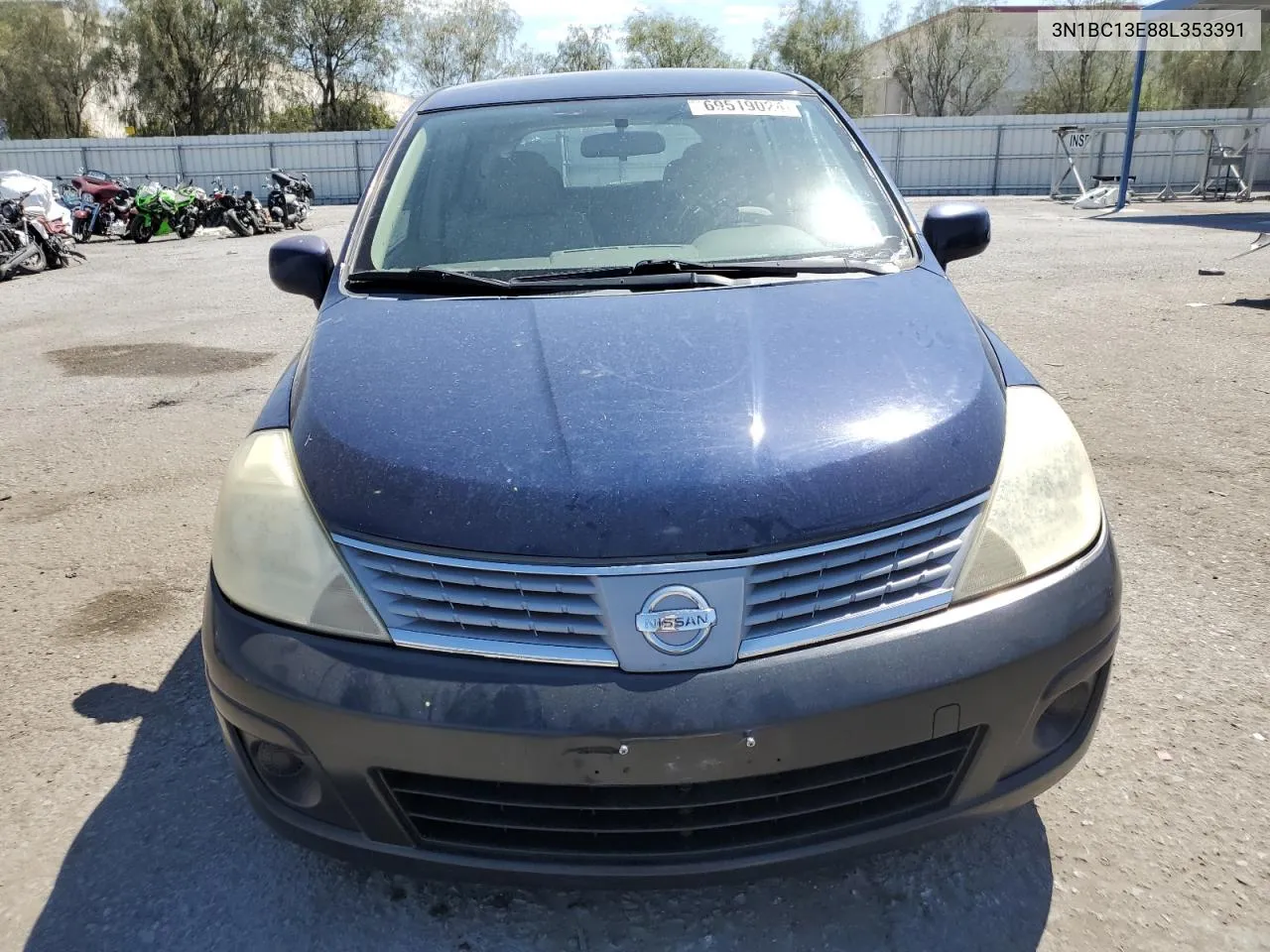 3N1BC13E88L353391 2008 Nissan Versa S