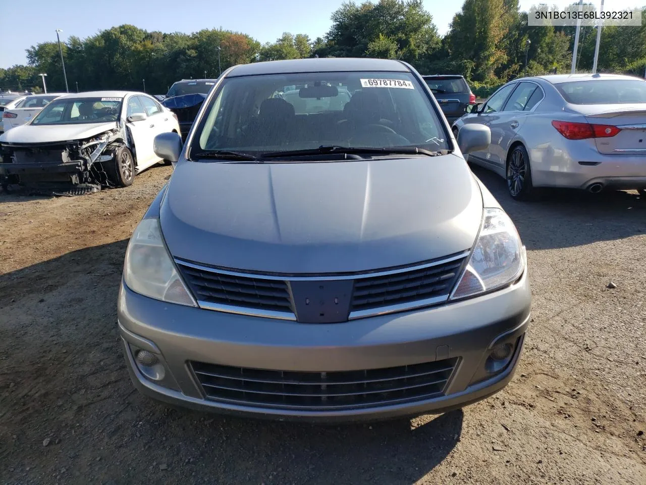 2008 Nissan Versa S VIN: 3N1BC13E68L392321 Lot: 69787784