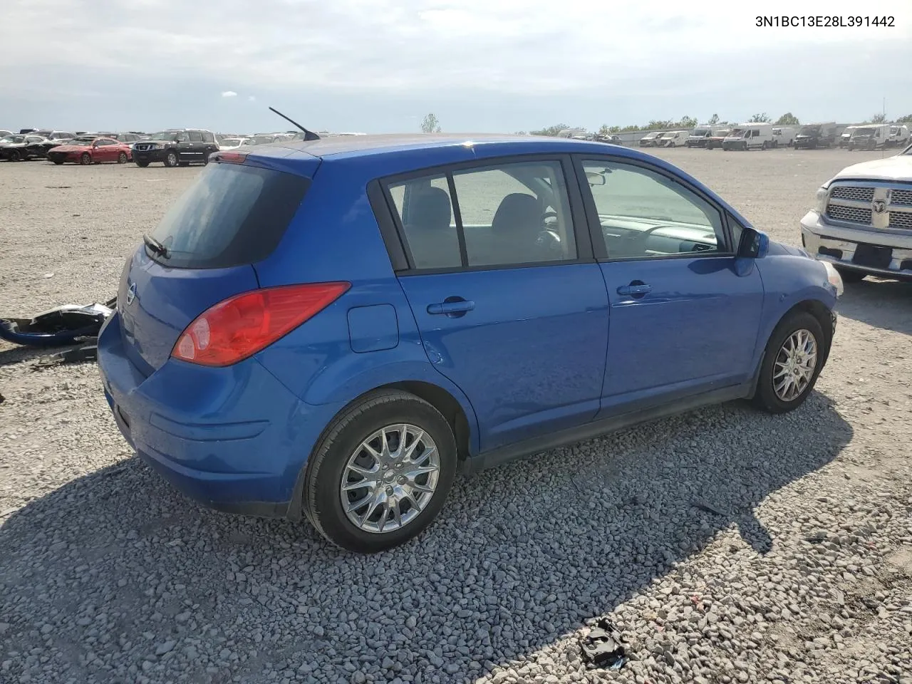 2008 Nissan Versa S VIN: 3N1BC13E28L391442 Lot: 70028734