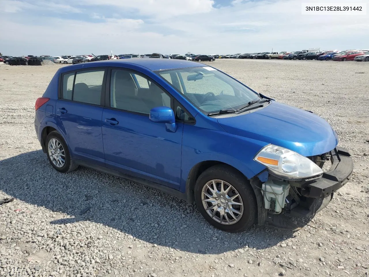 2008 Nissan Versa S VIN: 3N1BC13E28L391442 Lot: 70028734