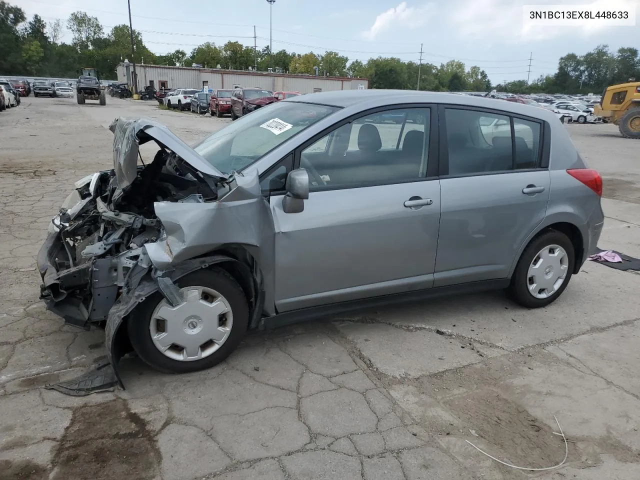 2008 Nissan Versa S VIN: 3N1BC13EX8L448633 Lot: 70220414