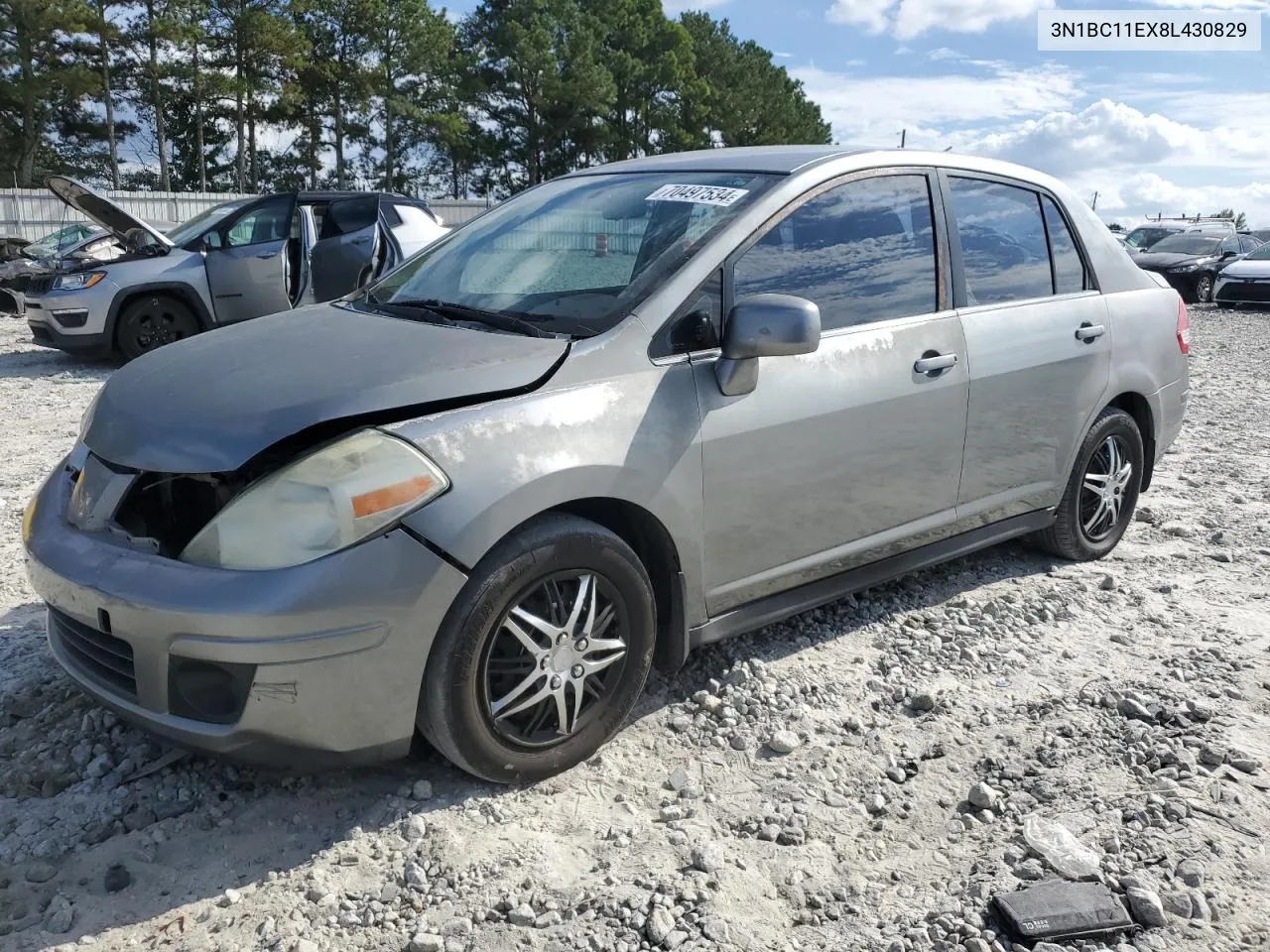 3N1BC11EX8L430829 2008 Nissan Versa S