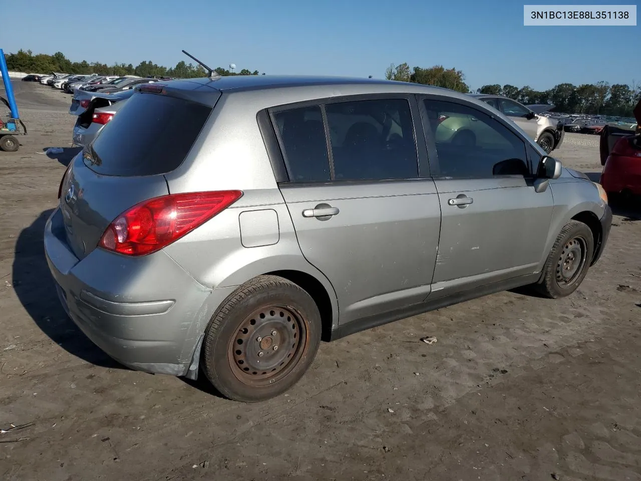 3N1BC13E88L351138 2008 Nissan Versa S