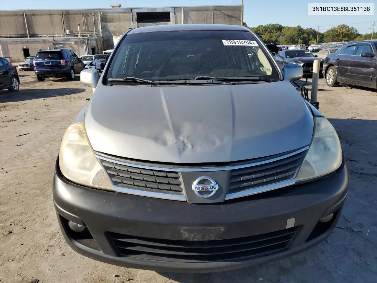 3N1BC13E88L351138 2008 Nissan Versa S