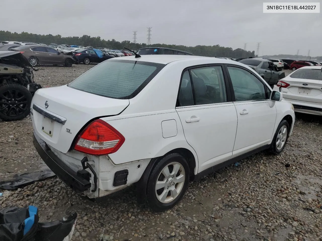 2008 Nissan Versa S VIN: 3N1BC11E18L442027 Lot: 70975274