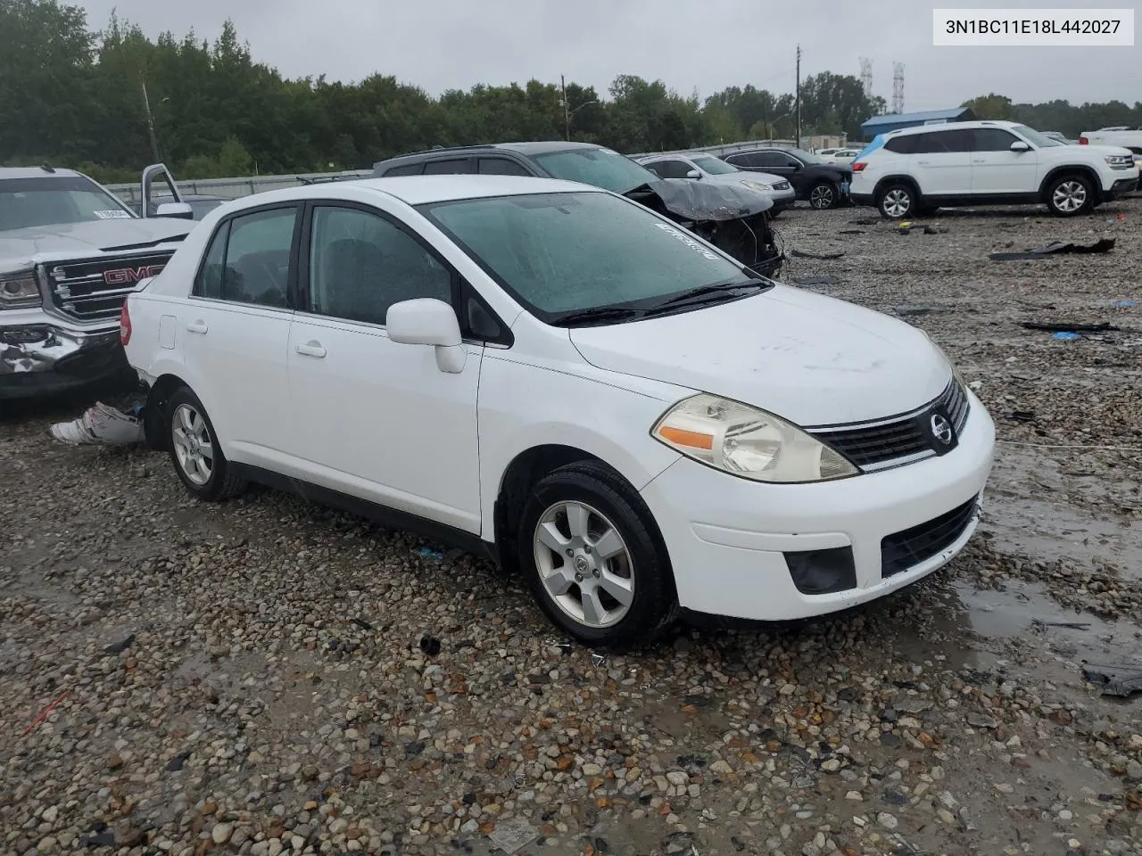 2008 Nissan Versa S VIN: 3N1BC11E18L442027 Lot: 70975274