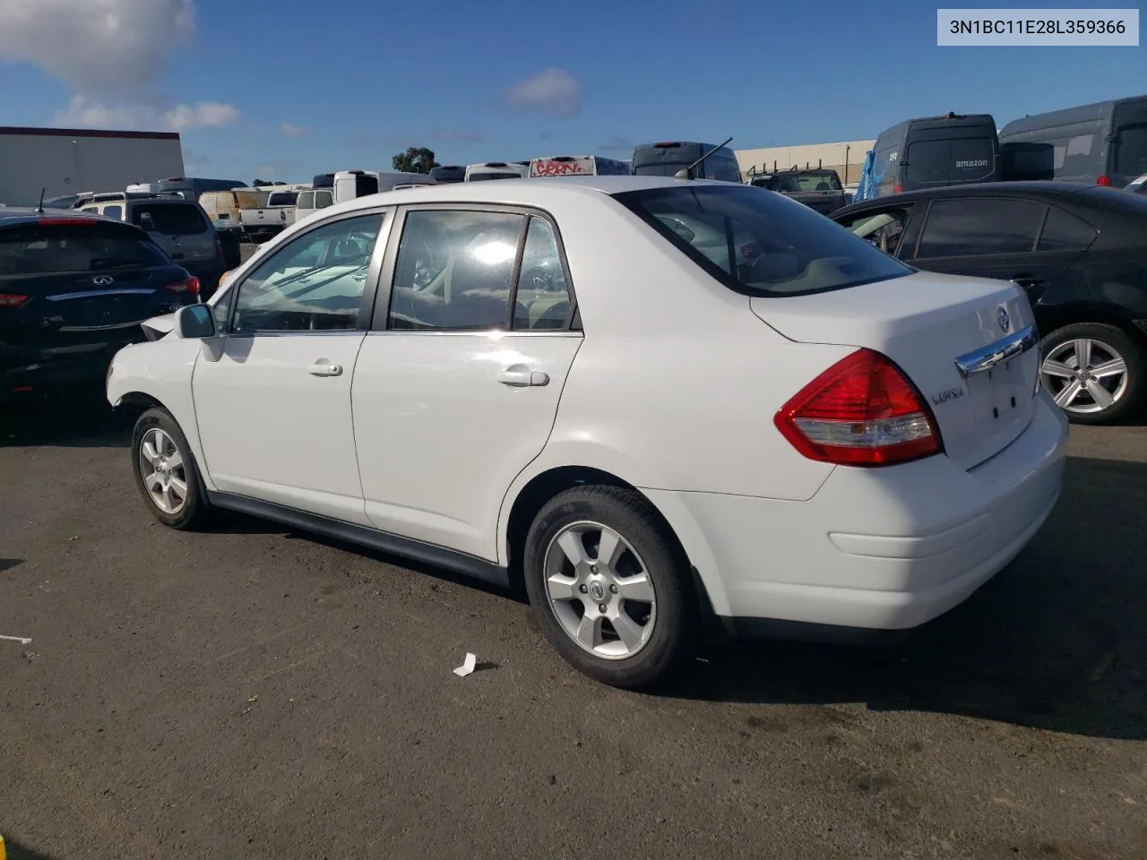 2008 Nissan Versa S VIN: 3N1BC11E28L359366 Lot: 71137264