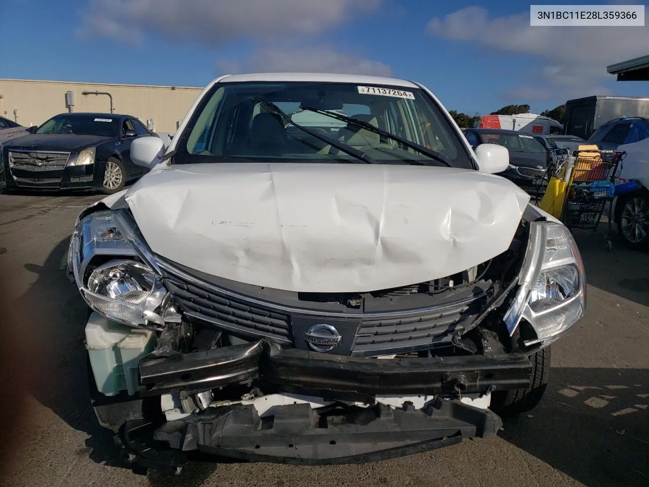 2008 Nissan Versa S VIN: 3N1BC11E28L359366 Lot: 71137264