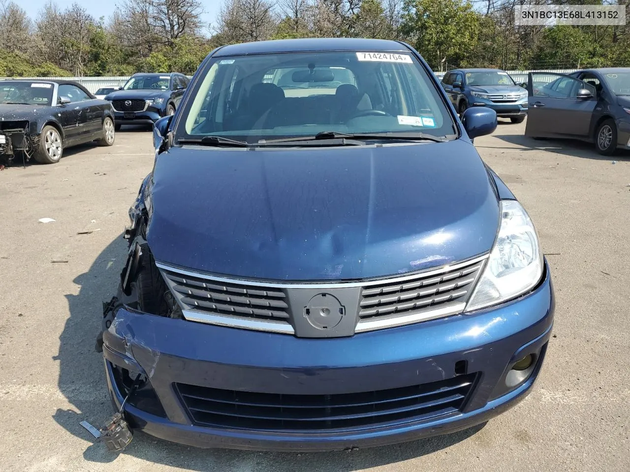 2008 Nissan Versa S VIN: 3N1BC13E68L413152 Lot: 71424764