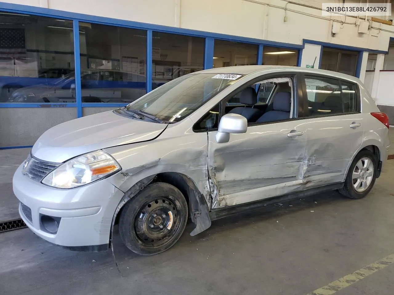 2008 Nissan Versa S VIN: 3N1BC13E88L426792 Lot: 71770634