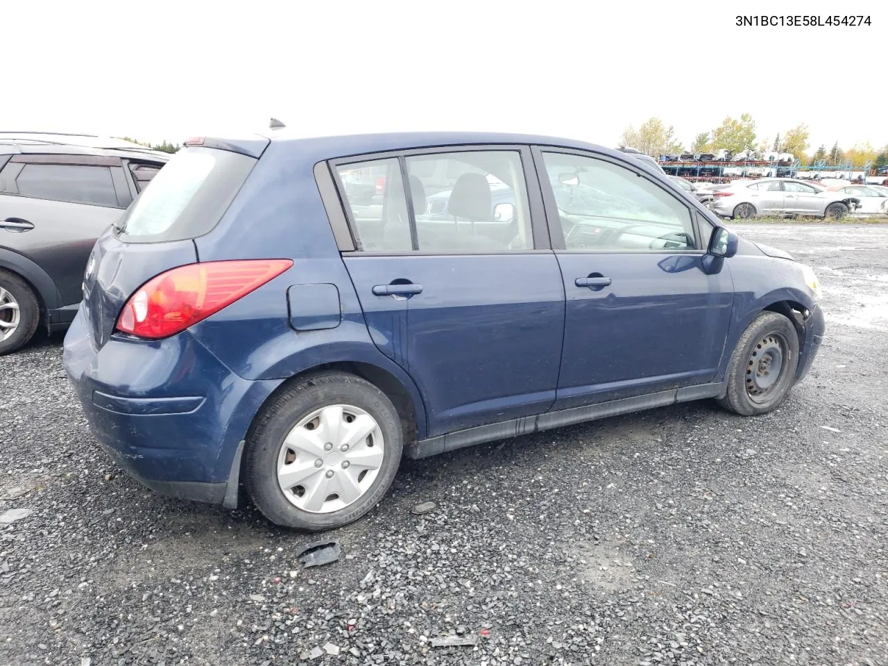 2008 Nissan Versa S VIN: 3N1BC13E58L454274 Lot: 71864434