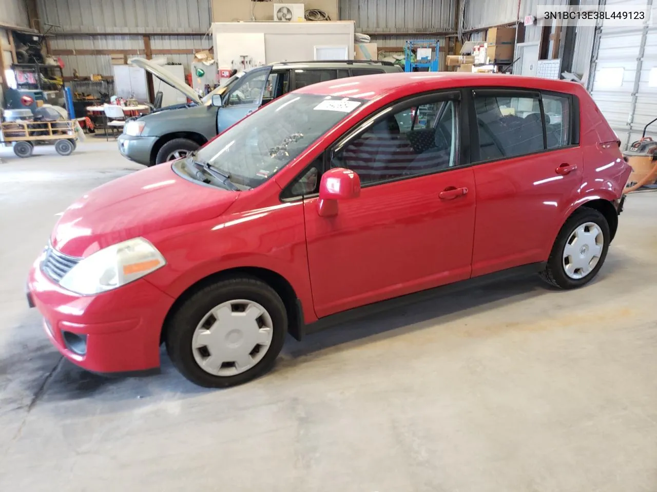 2008 Nissan Versa S VIN: 3N1BC13E38L449123 Lot: 71943984