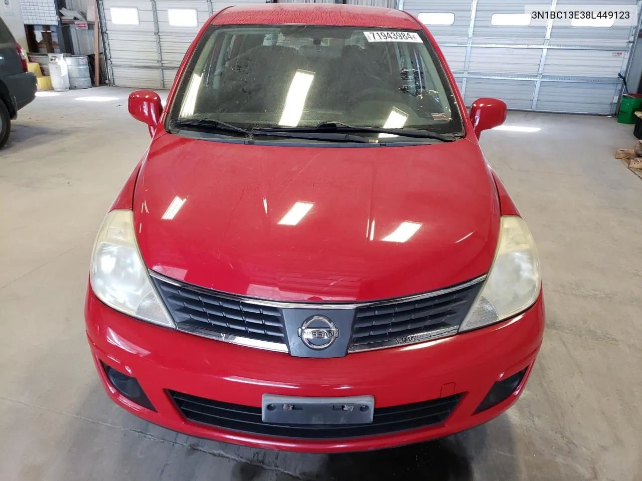 2008 Nissan Versa S VIN: 3N1BC13E38L449123 Lot: 71943984