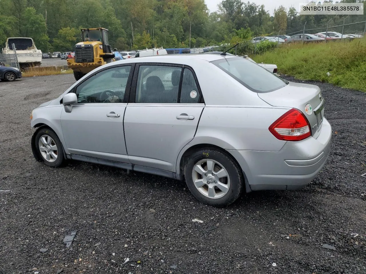 2008 Nissan Versa S VIN: 3N1BC11E48L385578 Lot: 72069394