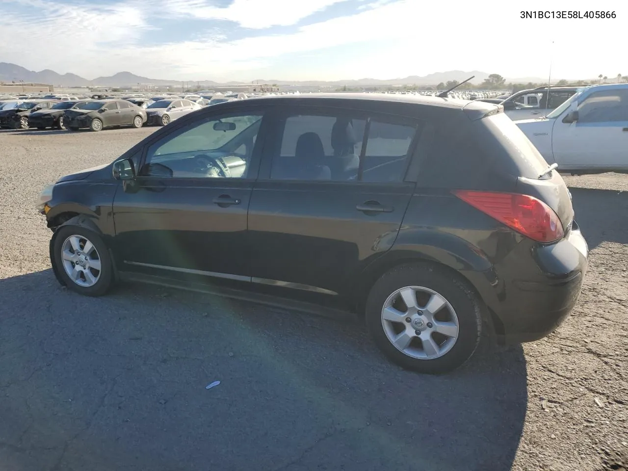 2008 Nissan Versa S VIN: 3N1BC13E58L405866 Lot: 72201874