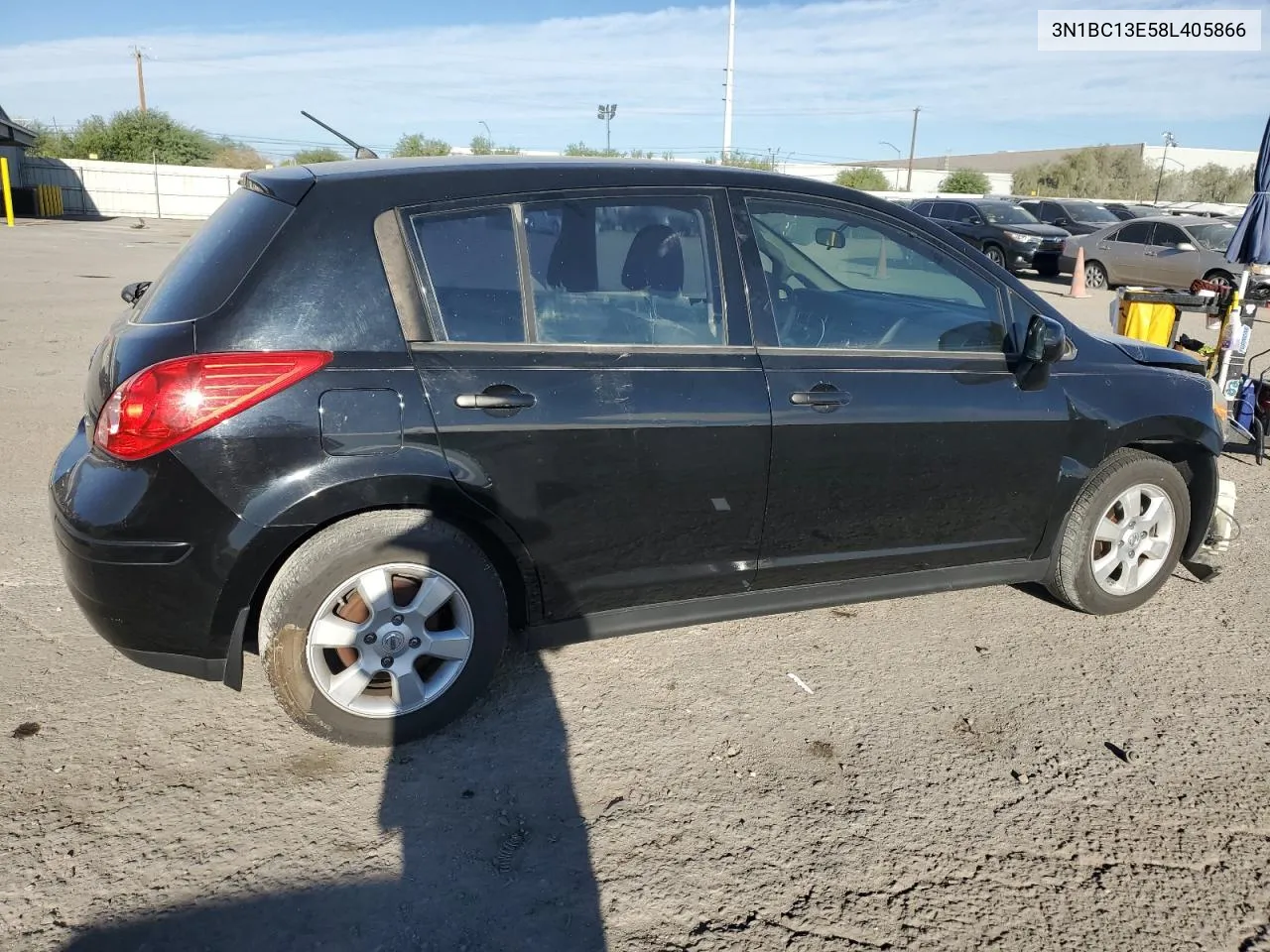 2008 Nissan Versa S VIN: 3N1BC13E58L405866 Lot: 72201874