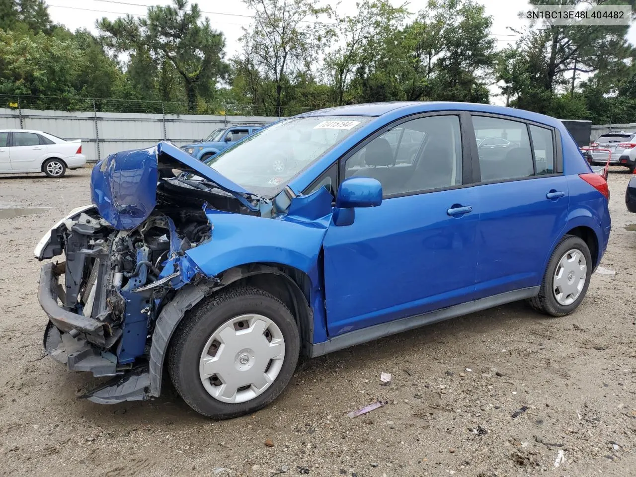 2008 Nissan Versa S VIN: 3N1BC13E48L404482 Lot: 72415194