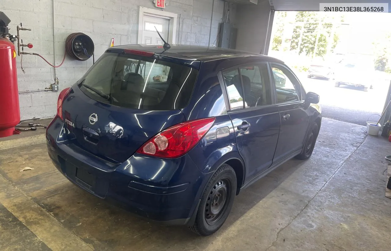 3N1BC13E38L365268 2008 Nissan Versa S