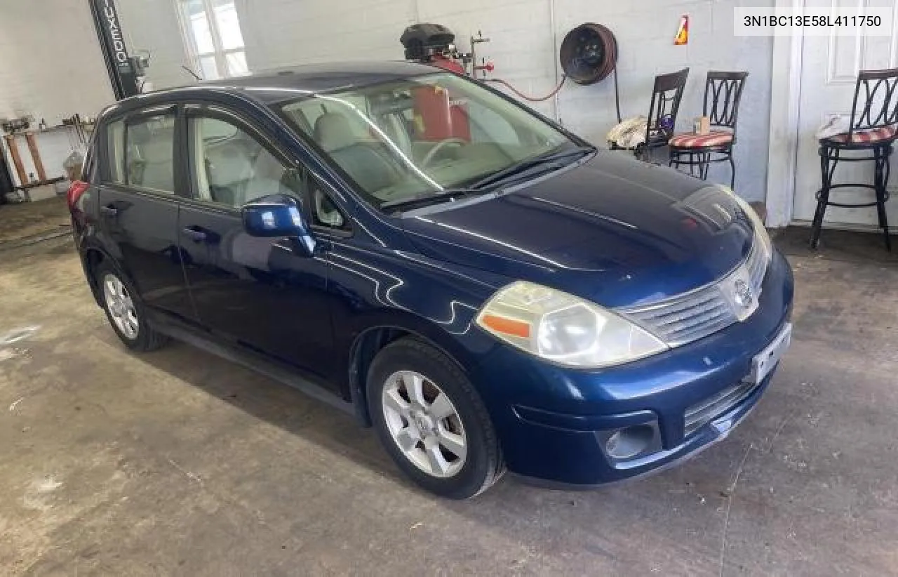 3N1BC13E58L411750 2008 Nissan Versa S