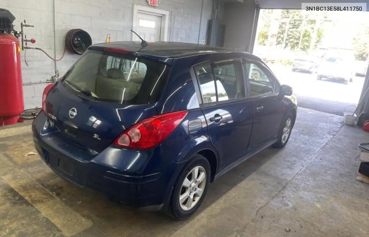 3N1BC13E58L411750 2008 Nissan Versa S