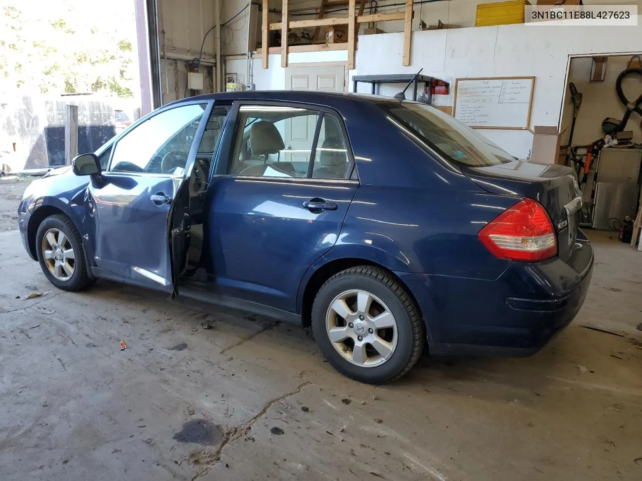 2008 Nissan Versa S VIN: 3N1BC11E88L427623 Lot: 72798054