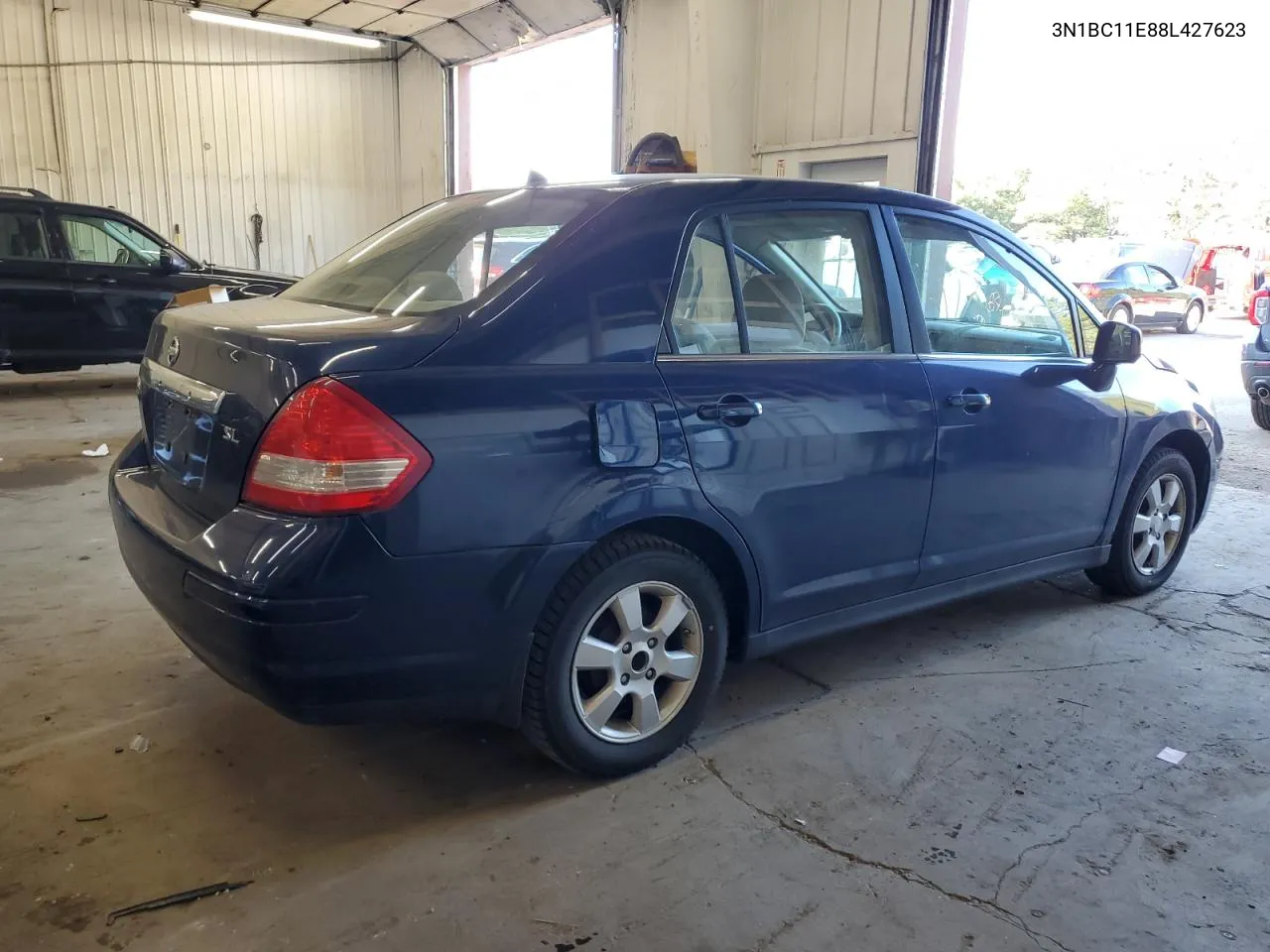 2008 Nissan Versa S VIN: 3N1BC11E88L427623 Lot: 72798054