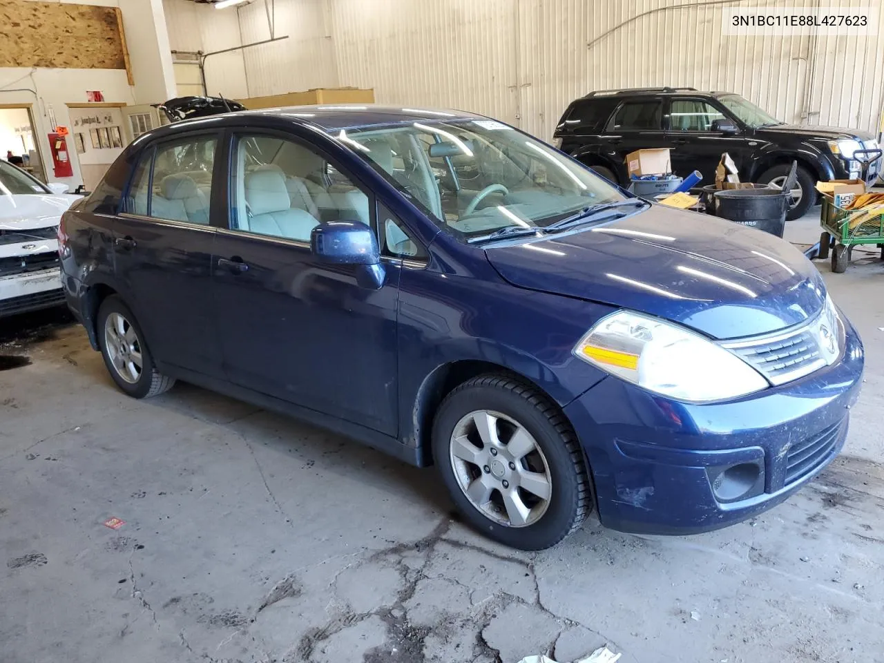 2008 Nissan Versa S VIN: 3N1BC11E88L427623 Lot: 72798054