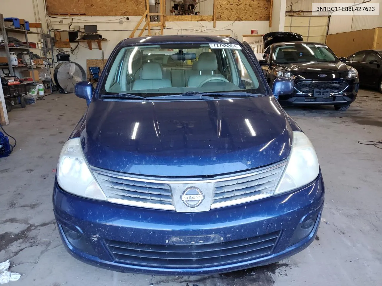 2008 Nissan Versa S VIN: 3N1BC11E88L427623 Lot: 72798054