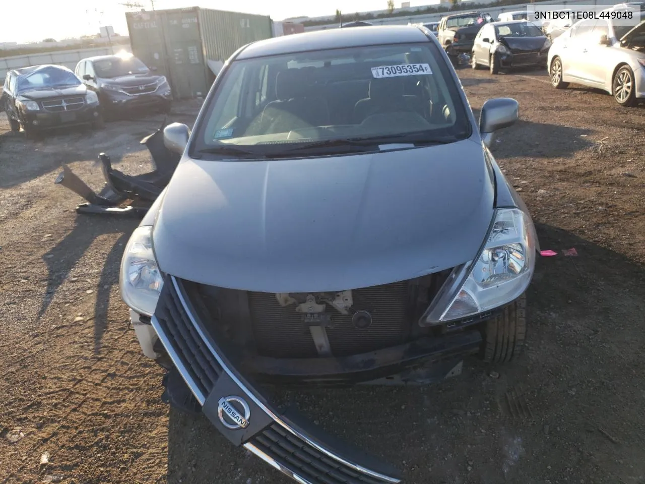 2008 Nissan Versa S VIN: 3N1BC11E08L449048 Lot: 73095354