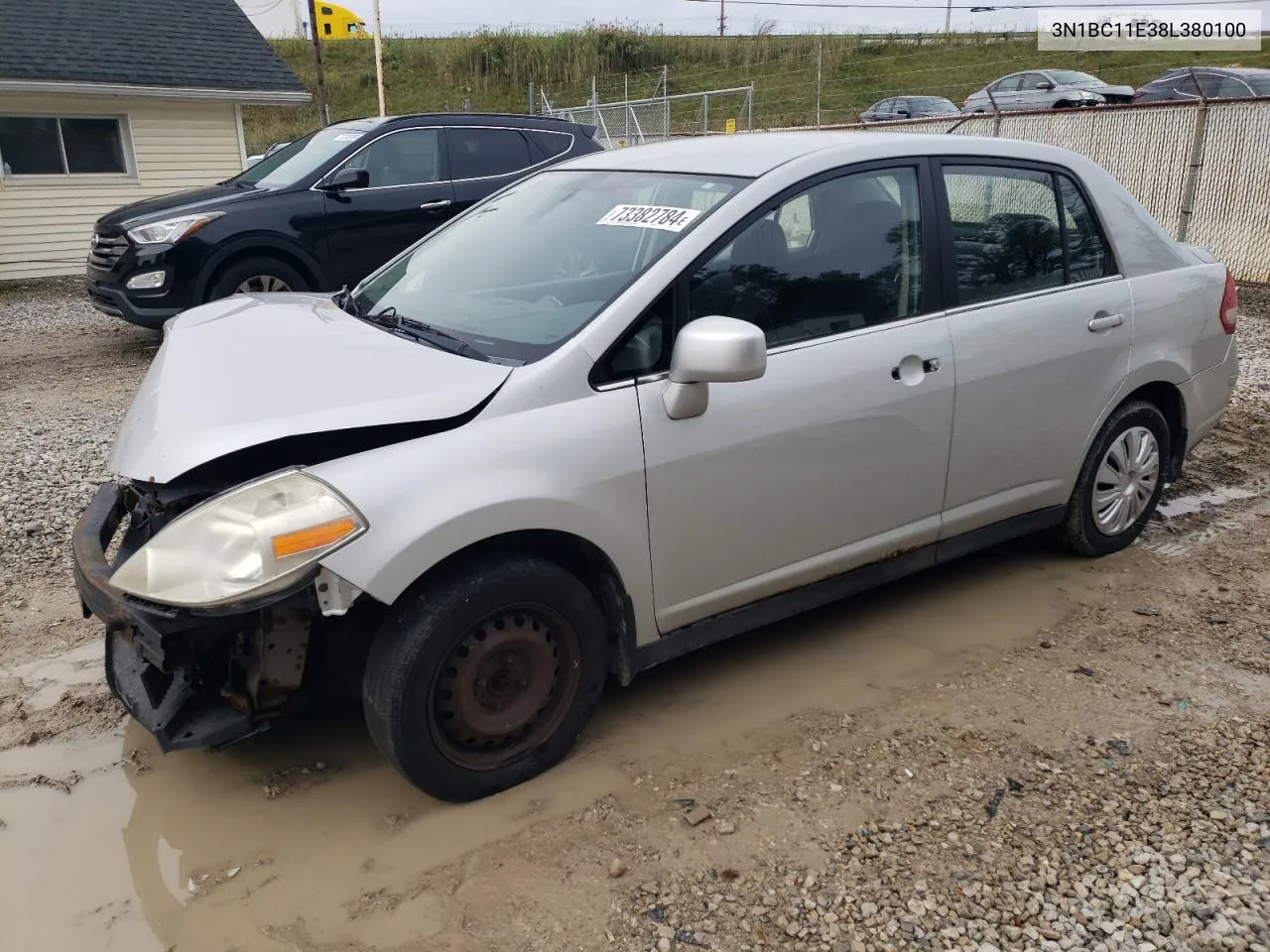 2008 Nissan Versa S VIN: 3N1BC11E38L380100 Lot: 73382784