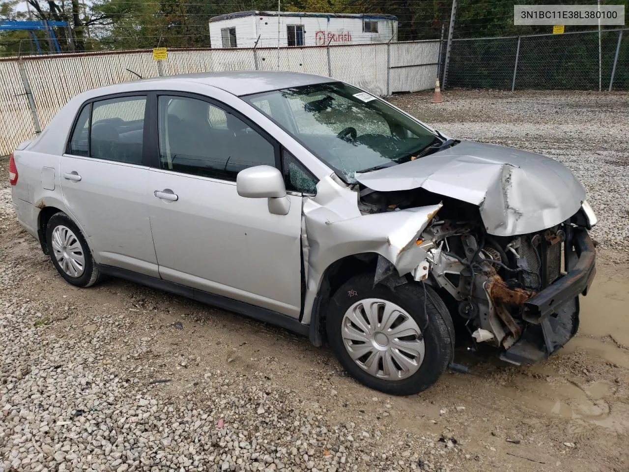 2008 Nissan Versa S VIN: 3N1BC11E38L380100 Lot: 73382784