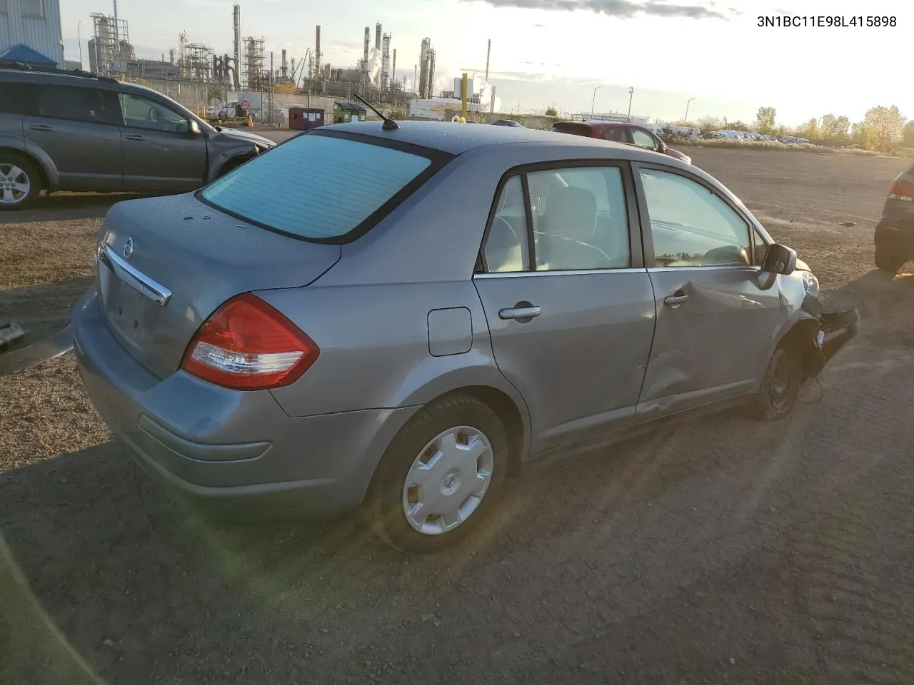 2008 Nissan Versa S VIN: 3N1BC11E98L415898 Lot: 73490154