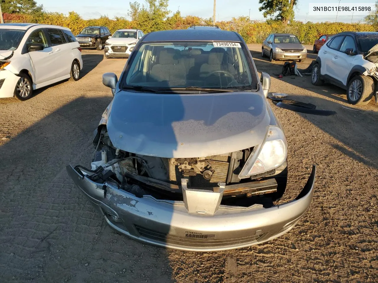 2008 Nissan Versa S VIN: 3N1BC11E98L415898 Lot: 73490154