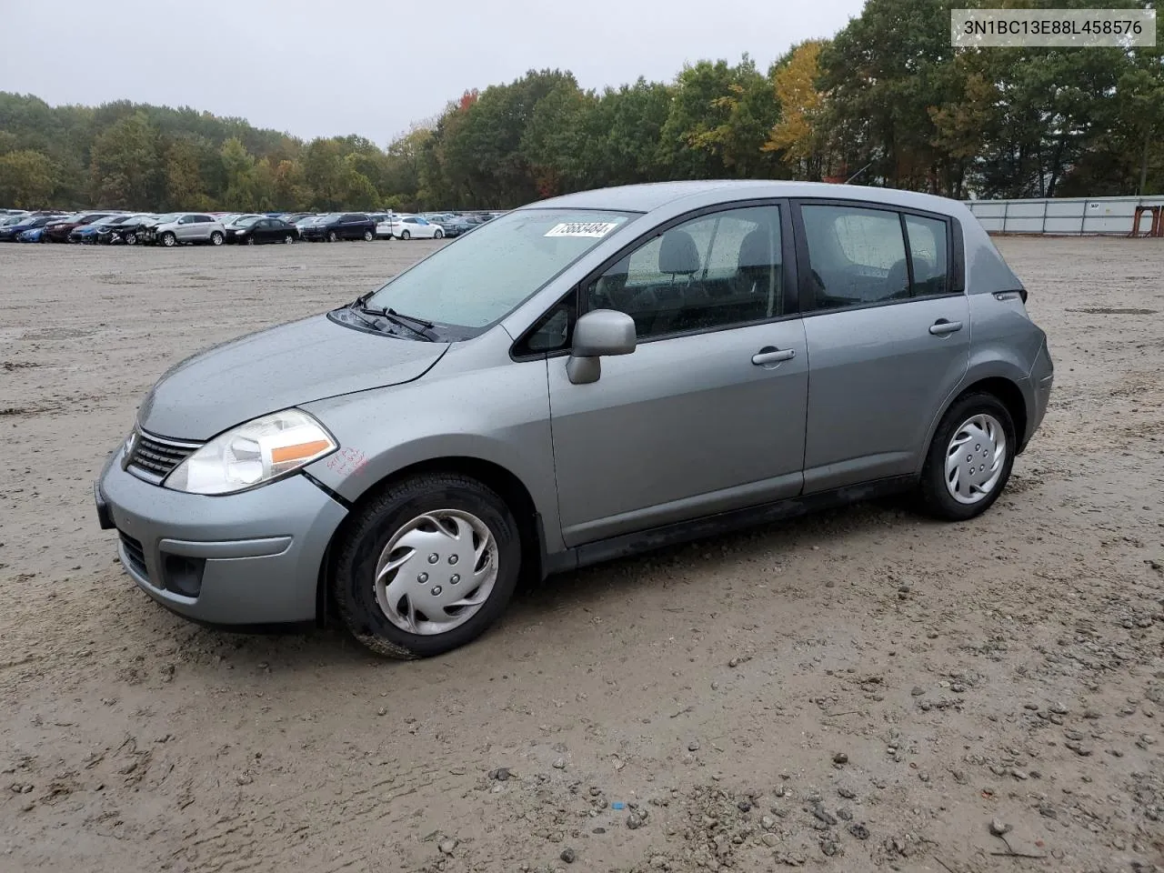 2008 Nissan Versa S VIN: 3N1BC13E88L458576 Lot: 73683484