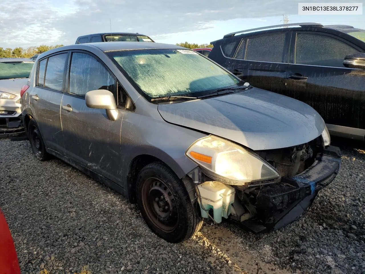 2008 Nissan Versa S VIN: 3N1BC13E38L378277 Lot: 74098934