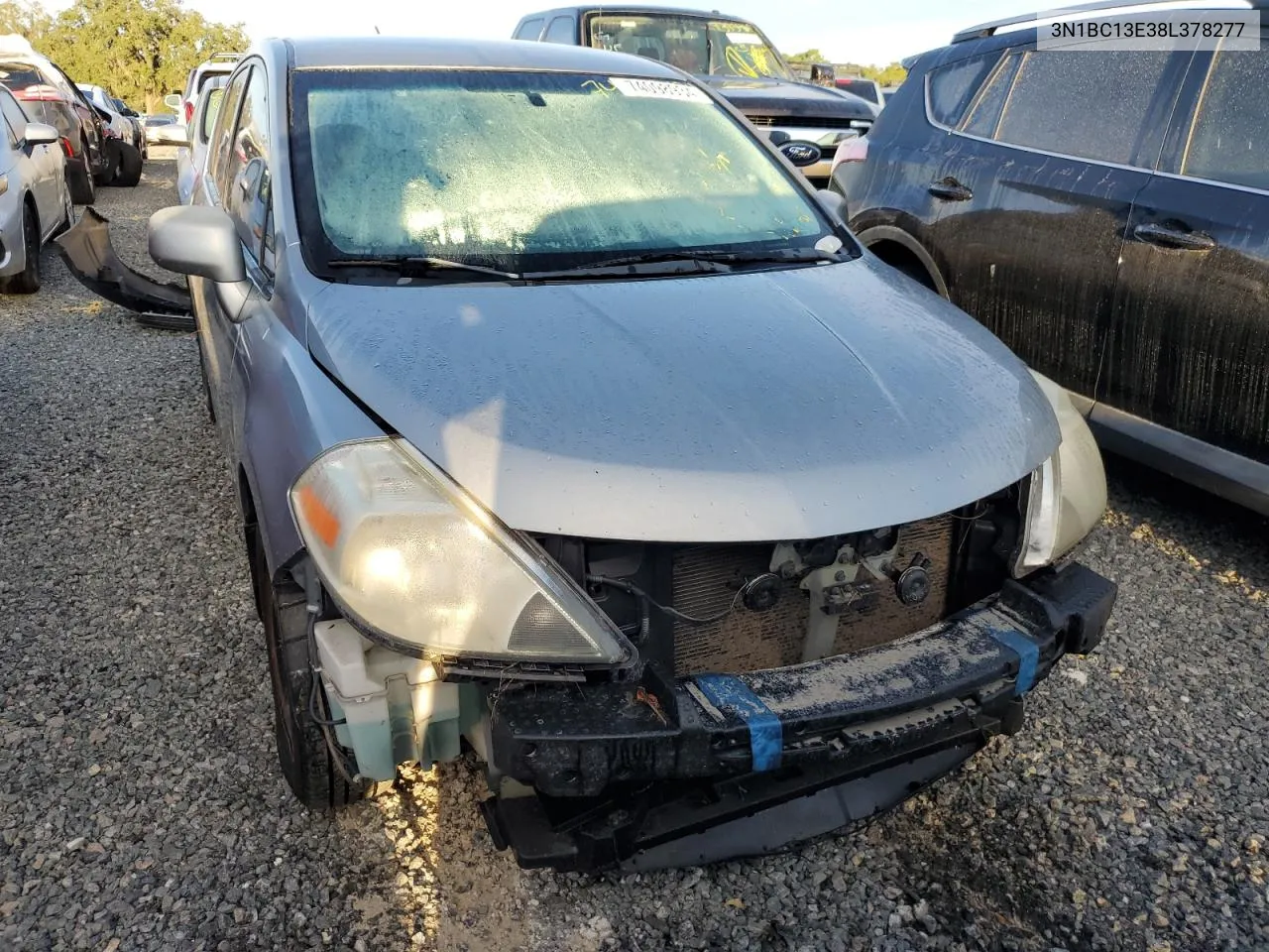 2008 Nissan Versa S VIN: 3N1BC13E38L378277 Lot: 74098934