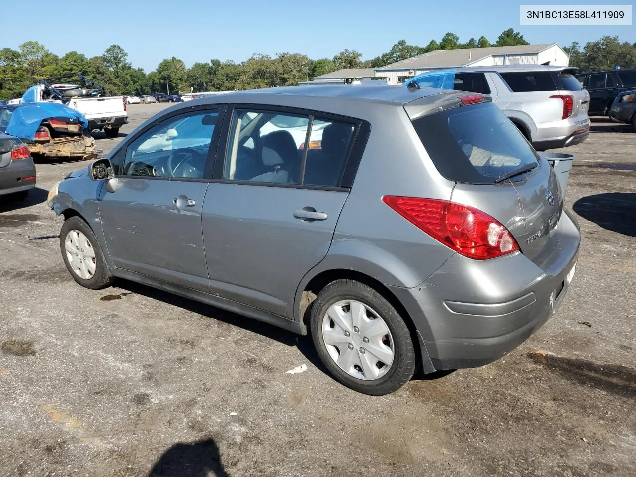 2008 Nissan Versa S VIN: 3N1BC13E58L411909 Lot: 74120314