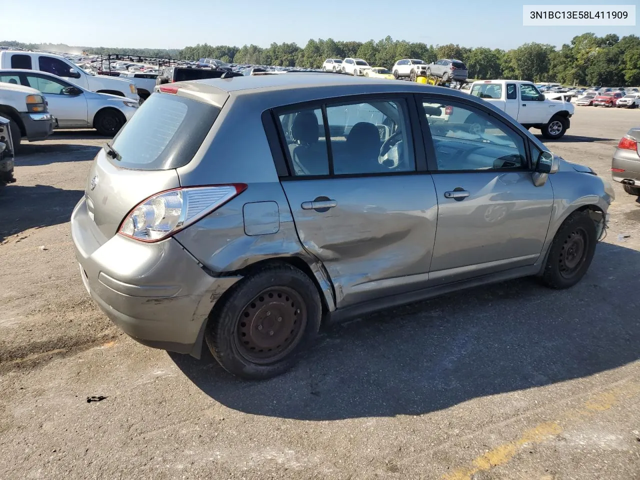 2008 Nissan Versa S VIN: 3N1BC13E58L411909 Lot: 74120314