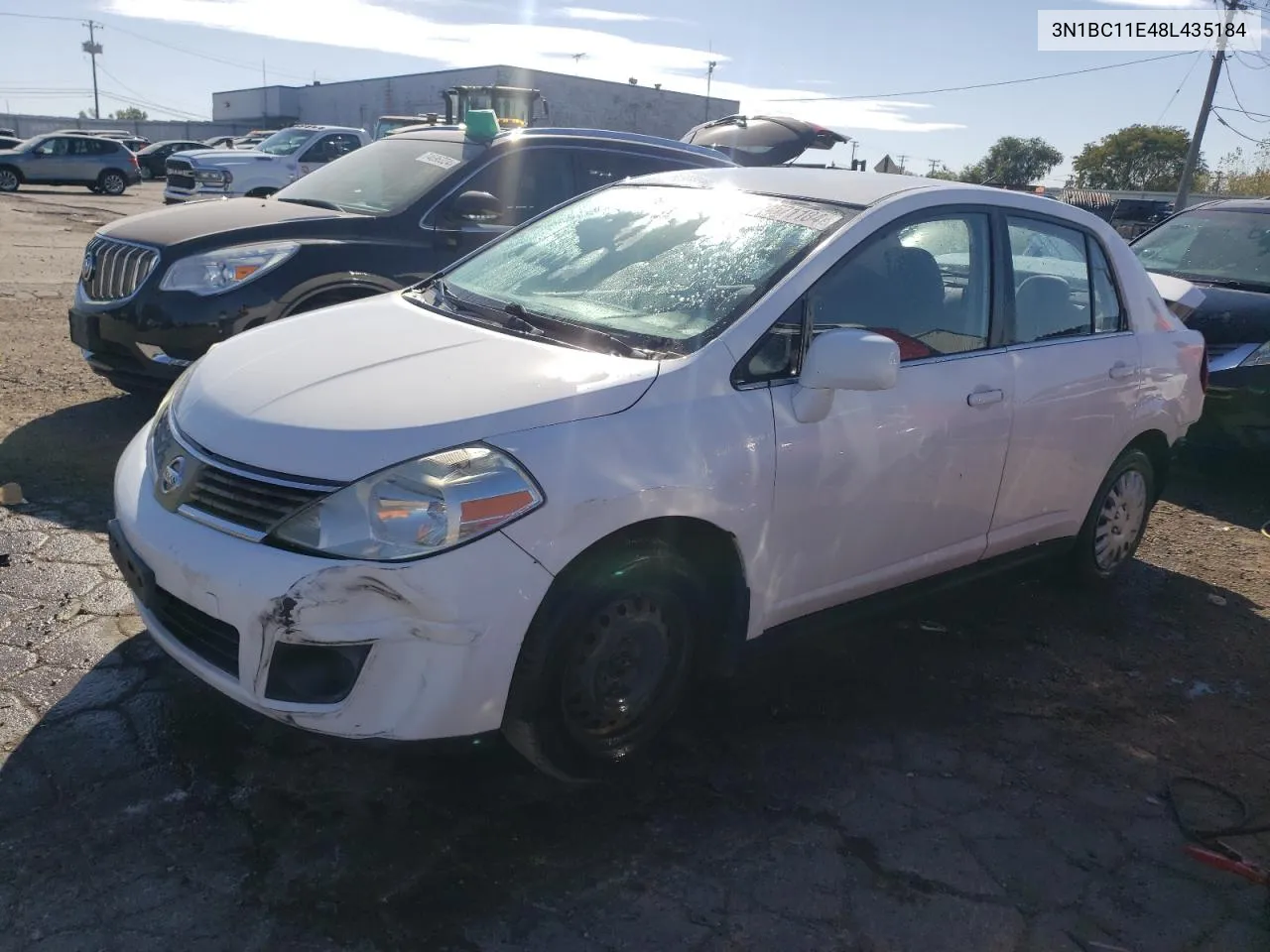 2008 Nissan Versa S VIN: 3N1BC11E48L435184 Lot: 74571184