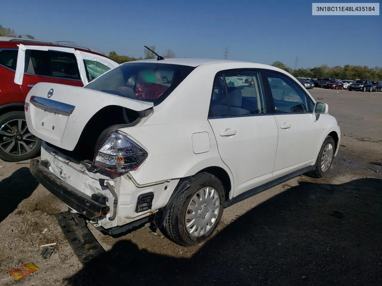 2008 Nissan Versa S VIN: 3N1BC11E48L435184 Lot: 74571184